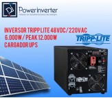 INVERSOR TRIPP LITE 48VDC/220VAC 6.000W CARGADOR UPS - APSX6048VR